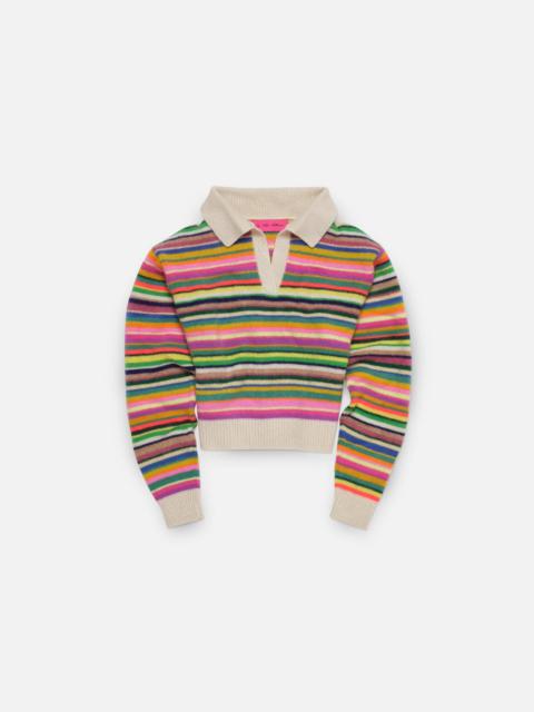 The Elder Statesman ULTRA STRIPE HENLEY