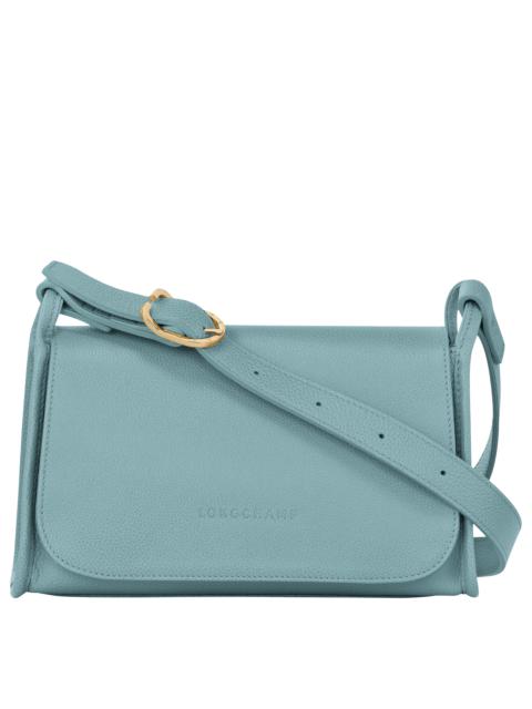 Longchamp Le Foulonné M Crossbody bag Eucalyptus - Leather