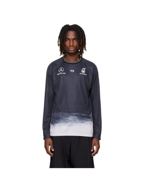 Y-3 Black Mercedes-AMG F1 Edition Mechanics Jersey T-shirt