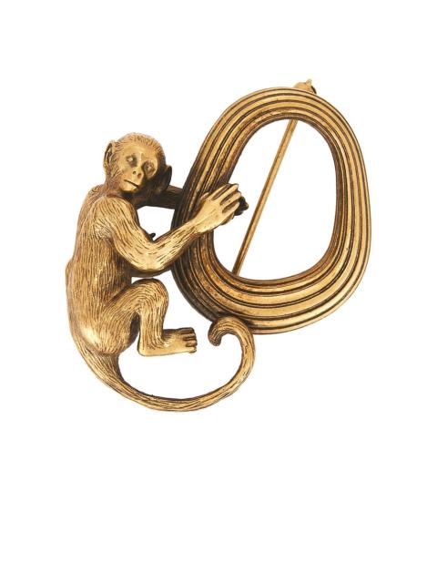 KHAITE Monkey Brooch