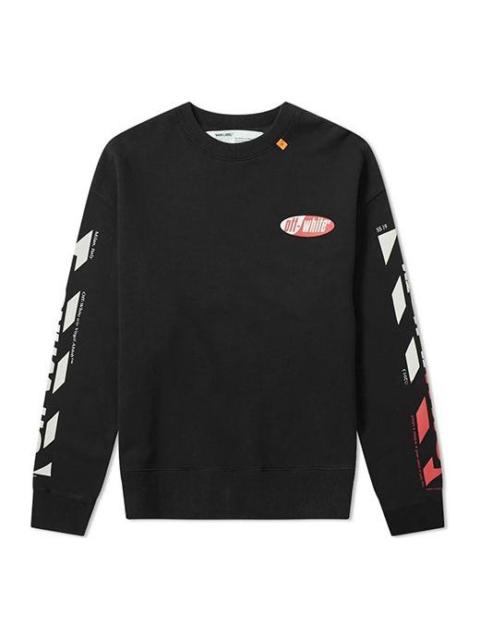Off-White Off-White SS19 Diagonals Crew Neck Sweater OMBA035S190030061020