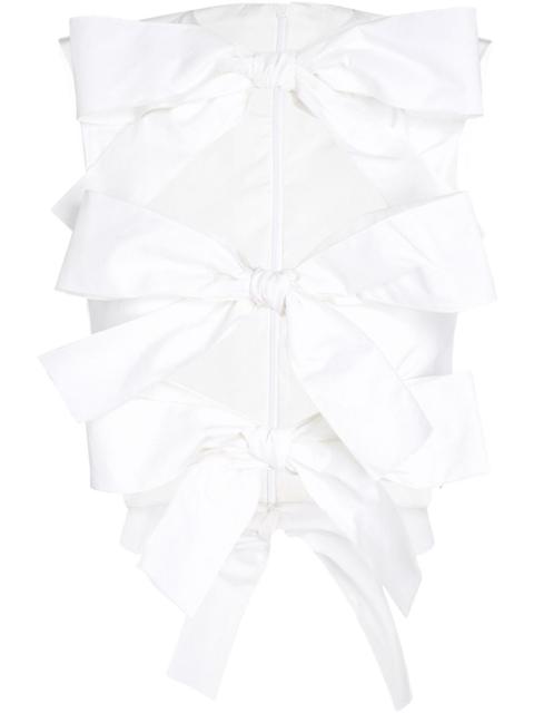 GIAMBATTISTA VALLI bow-detail top
