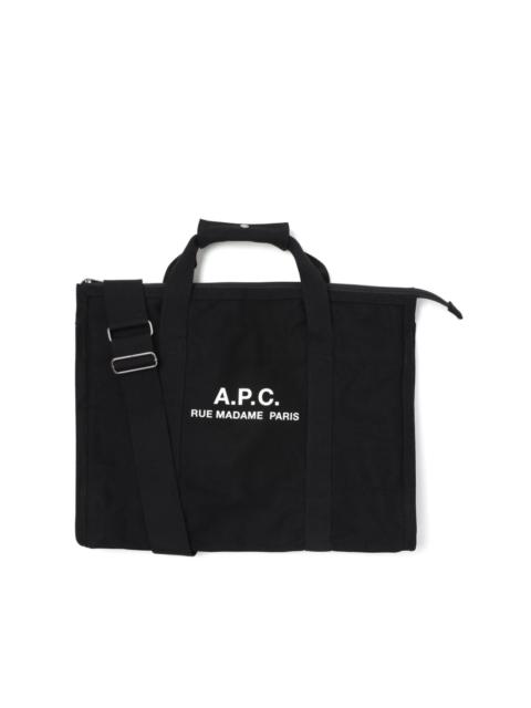 A.P.C. Récupération canvas tote bag