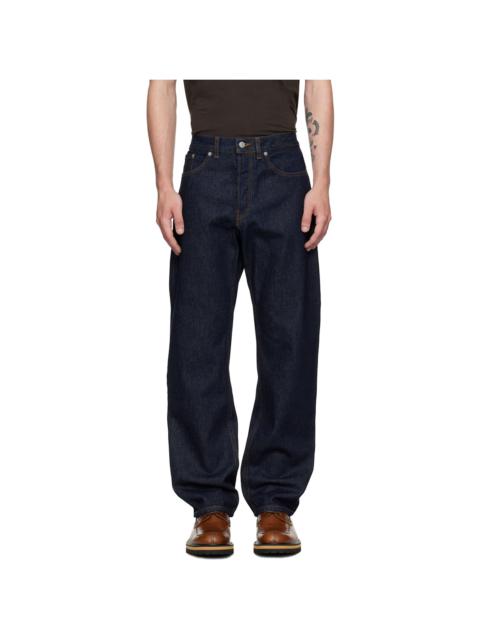 Indigo Straight-Leg Jeans