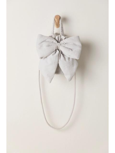 FREE PEOPLE Belle Velvet Bow Bag