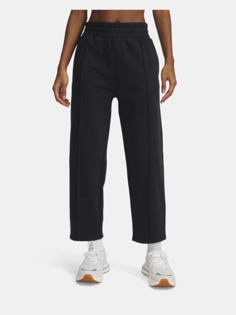 Under Armour Women's UA Rival Fleece Pintuck Ankle Pants