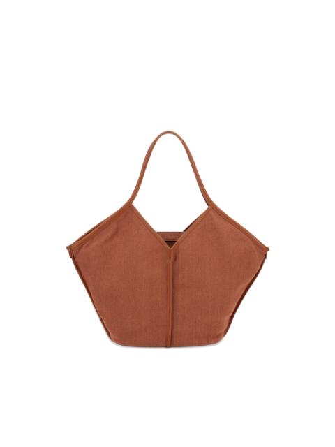 HEREU leather-trim tote bag