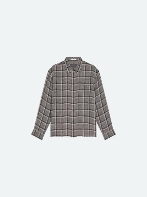 Helmut Lang RELAXED PLAID SHIRT