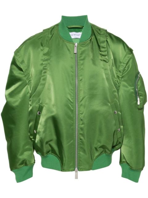 Off-White detachable-sleeves bomber jacket