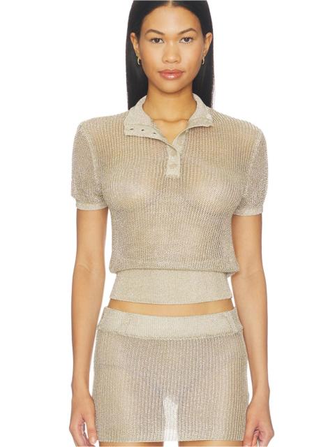 LIONESS Matcha Knit Tee