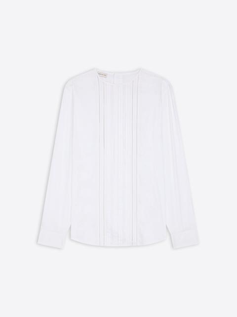Dries Van Noten COLLARLESS COTTON SHIRT