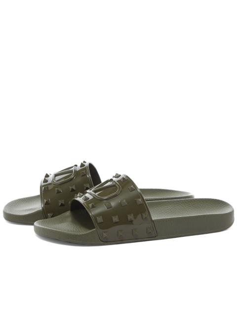 Valentino Valentino Rockstud Pool Slide
