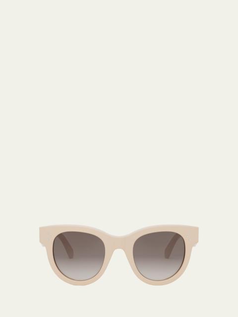 CELINE Tortoiseshell Acetate Cat-Eye Sunglasses