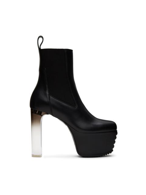 Rick Owens Black Minimal Grill Boots
