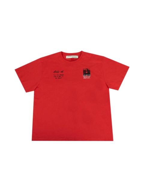 Off-White Mona Lisa Oversized T-Shirt 'Red'