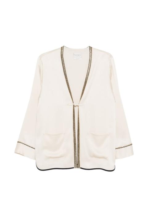 forte_forte patch-pockets trimmed-detail jacket