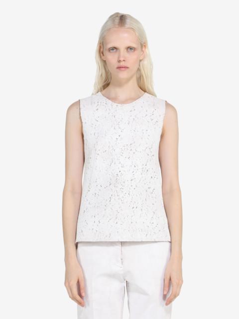 SLEEVELESS LACE TOP