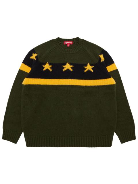 Supreme Stars Sweater 'Green'