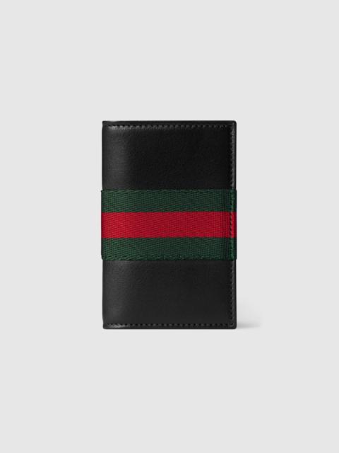 GUCCI Web Trademark card case