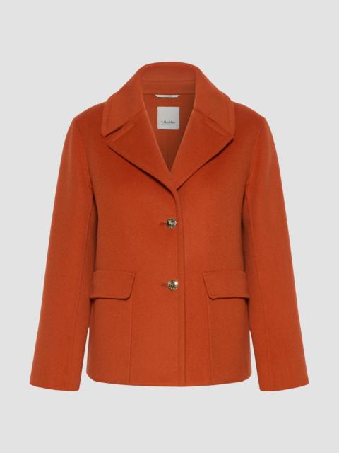 Max Mara Women's Drap Wool Single Breasted Jacket - Orange