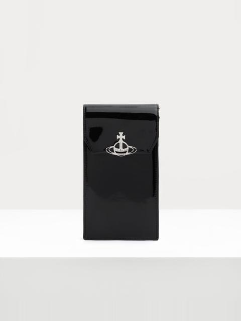 Vivienne Westwood SHINY PATENT PHONE BAG