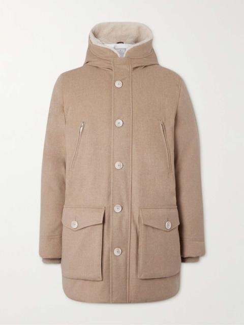Wool Hooded Down Parka