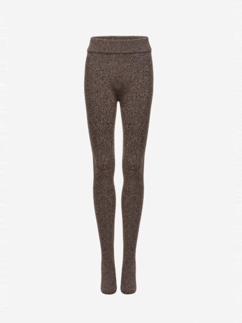 MAGDA BUTRYM Legging tights in brown