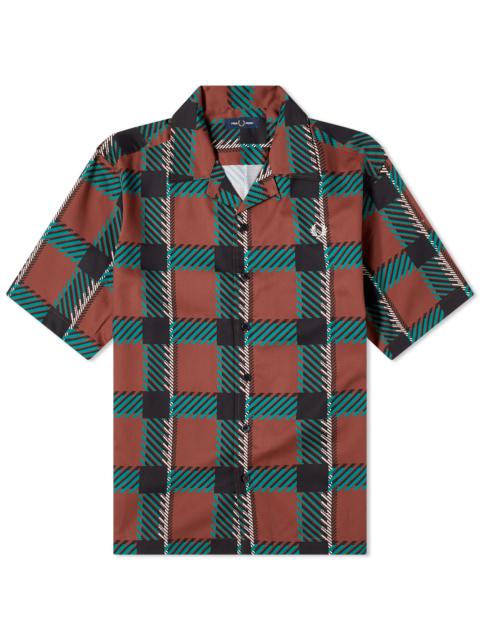 Fred Perry Fred Perry Glitch Tartan Vacation Shirt