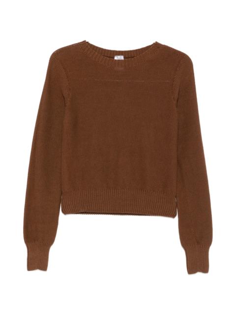 BASERANGE Baserange Ribbed-trim Sweater