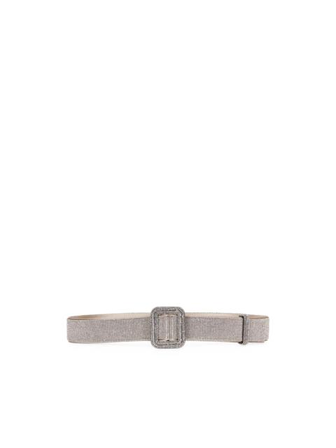 BENEDETTA BRUZZICHES Venus crystal-embellished buckle belt