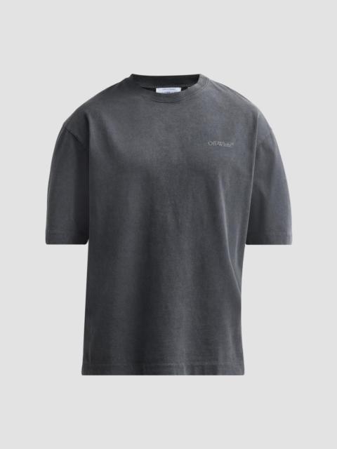 Off-White Men's Rugs Arrow Skate Cotton T-Shirt - Vintage Black
