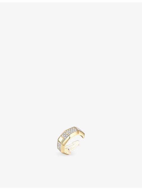 MESSIKA Moderniste Medium 18ct Gold And 0.25ct Diamond Ear Clip