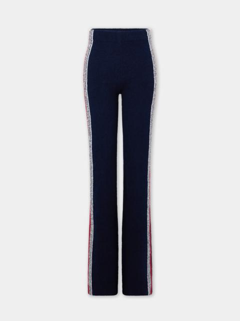 FLARE TROUSERS IN TERRY JERSEY