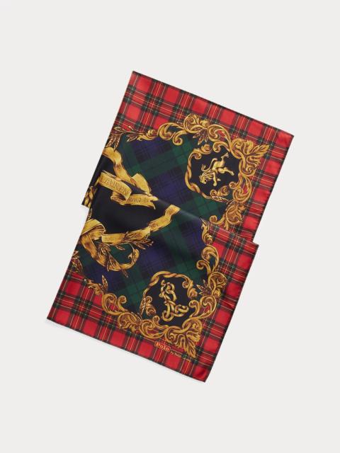 Polo Ralph Lauren Crest Silk Twill Square Scarf