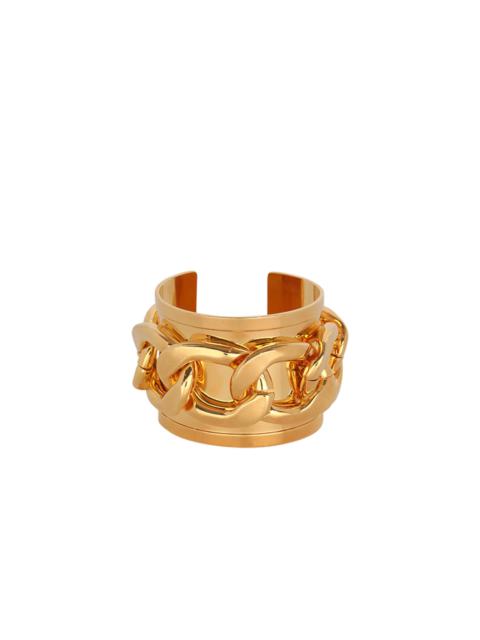 Balmain Brass chain cuff bracelet