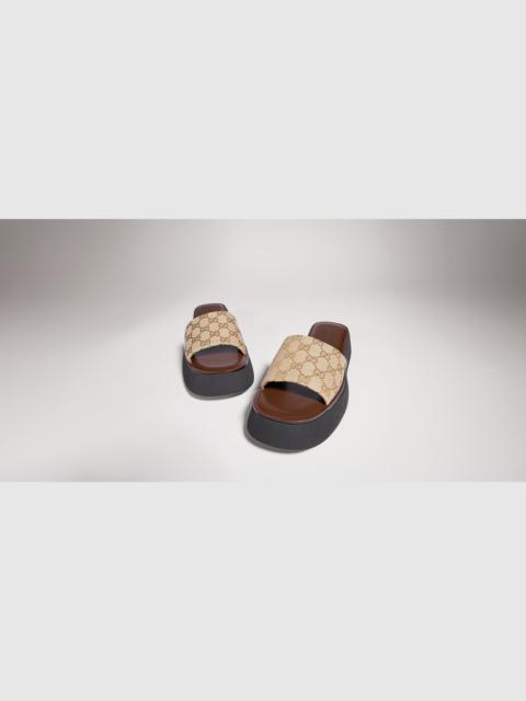 GUCCI Women's flatform slide sandal