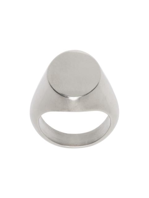 MM6 Maison Margiela Silver Signet Ring