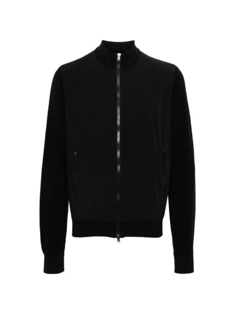 Herno knitted-panel cardigan