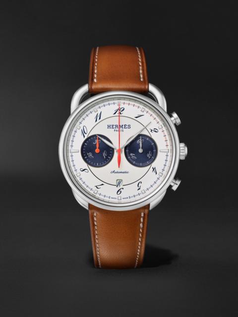 Hermès Arceau Automatic Chronograph Stainless Steel Watch, Ref. W404113WW00