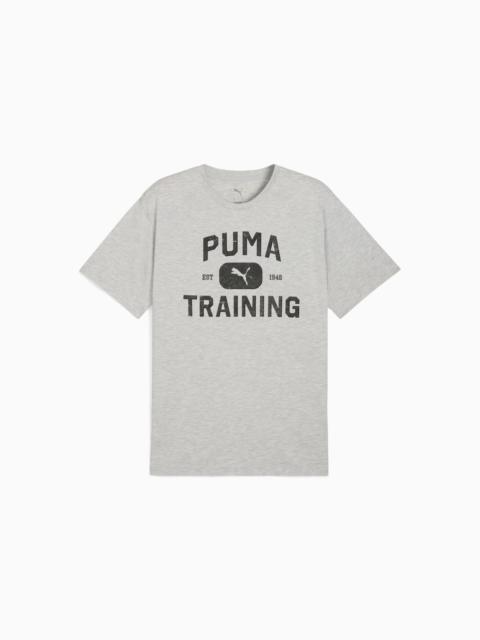 PUMA GRAPHICS Logo Relaxed Training Tee Men