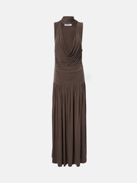 Alyve draped halterneck maxi dress