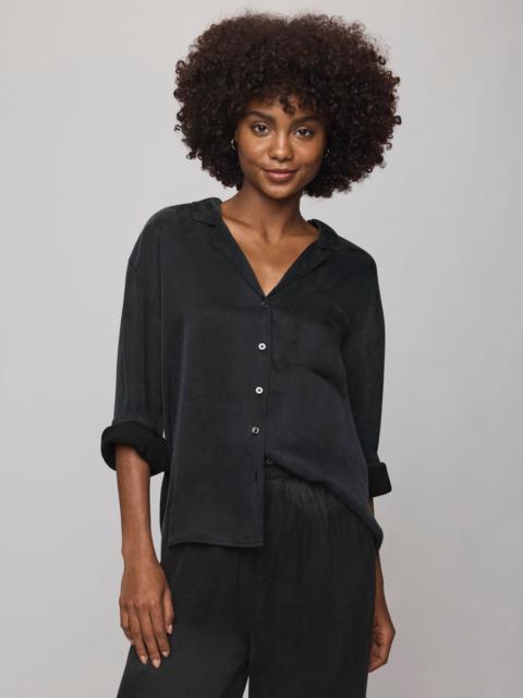 Splendid Serena Satin Button Down