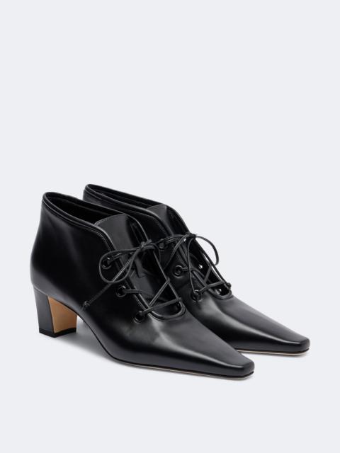 Manolo Blahnik Fuxa leather lace-up boots