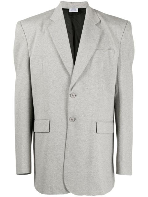 VETEMENTS single-breasted notched blazer