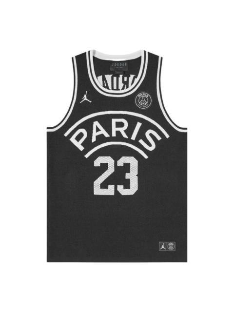 Jordan Air Jordan Flight x Paris SaintGermain Jerseys 23 'Black' BQ4204-010