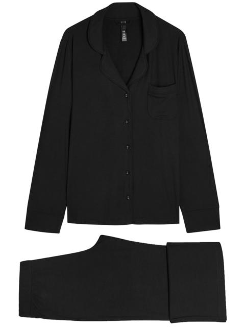 Skims Ribbed Stretch-modal Sleep set