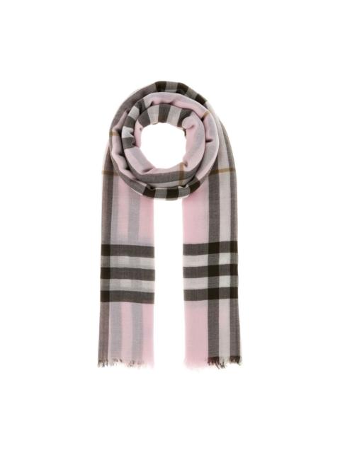 Burberry check-pattern scarf