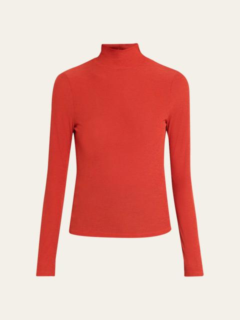 Wyeth Ribbed Turtleneck Top