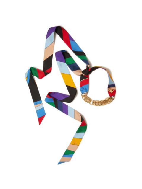 PUCCI iride-print necklace