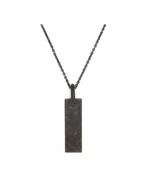 Parts of Four plate pendant necklace